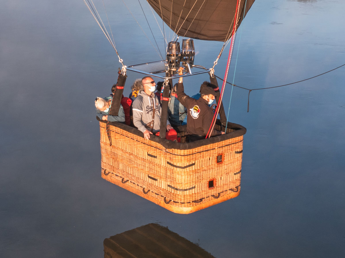 Vol en montgolfière en groupe