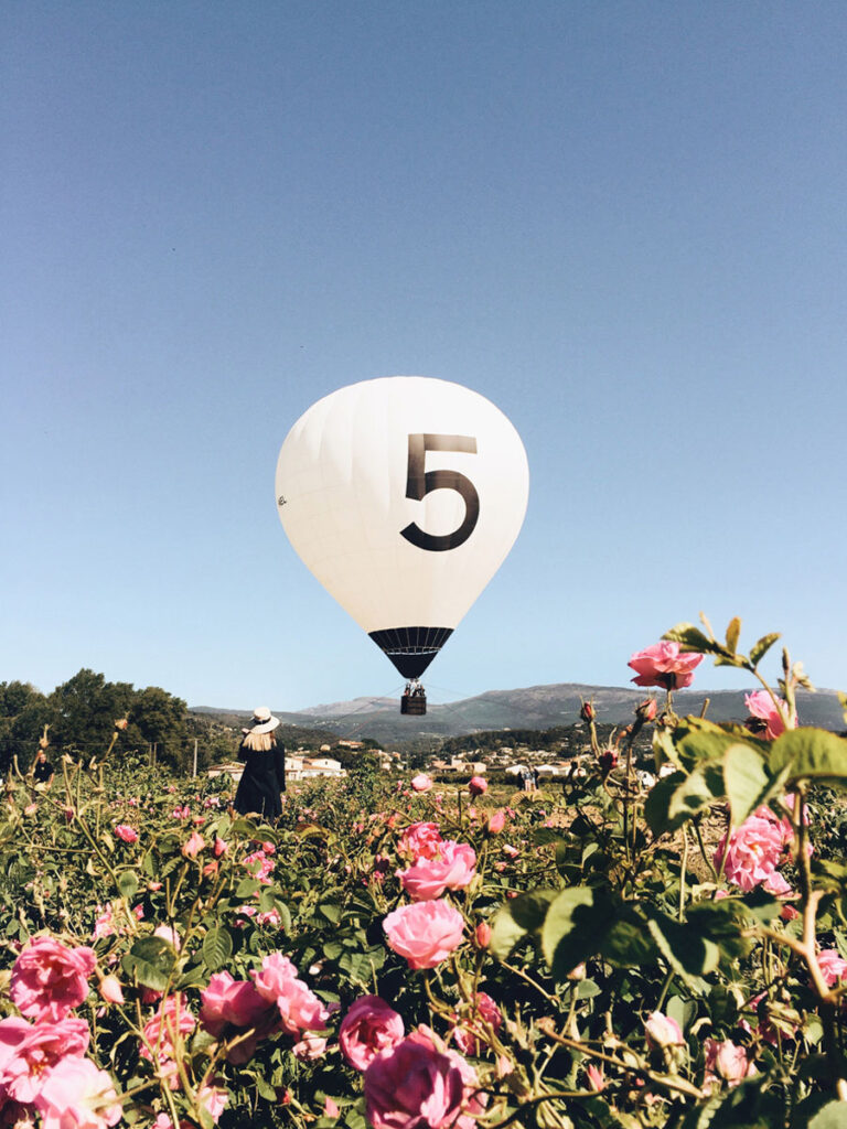 Communication aérienne montgolfière, Chanel