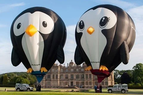 Ballon montgolfière, forme spéciale